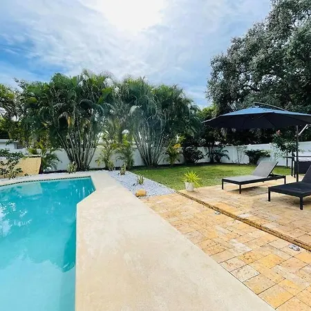Villa Tropical Oasis House Private Pool Family Yard Fort Lauderdale Exterior foto